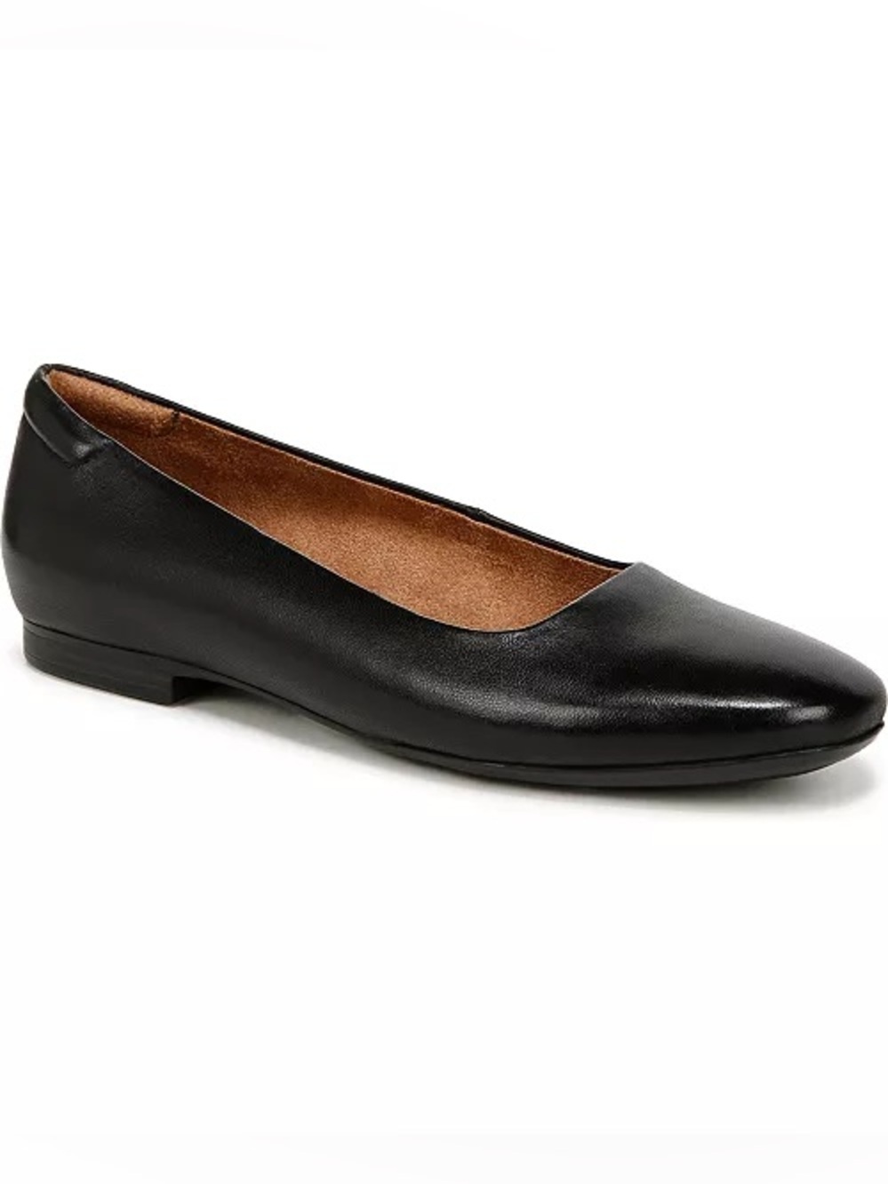 NWT Naturalizer Kelly Black Leather Ballet Flat Women's Ballet Flat US 8